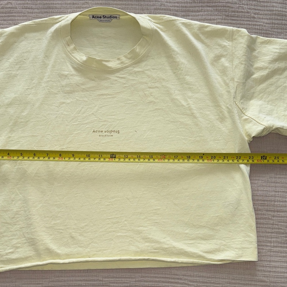 Acne Light Cream Tee - Picture 3 of 6